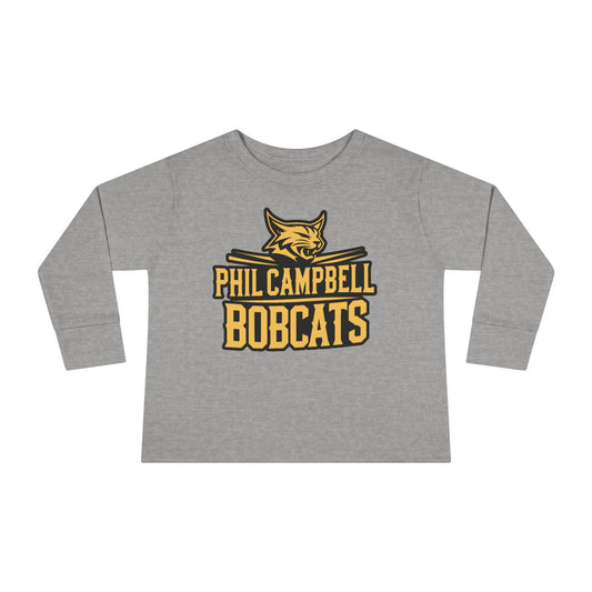 Toddler Long Sleeve Tee \ Phil Campbell Bobcats \ PCB2