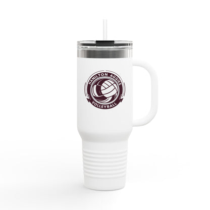 40oz Insulated Tumbler \ Hamilton Aggies Volleyball \ HAV1
