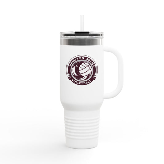 40oz Insulated Tumbler \ Hamilton Aggies Volleyball \ HAV1