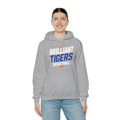 Adult Hoodie Sweatshirt \ Brilliant Tigers Basketball \ BTBK1