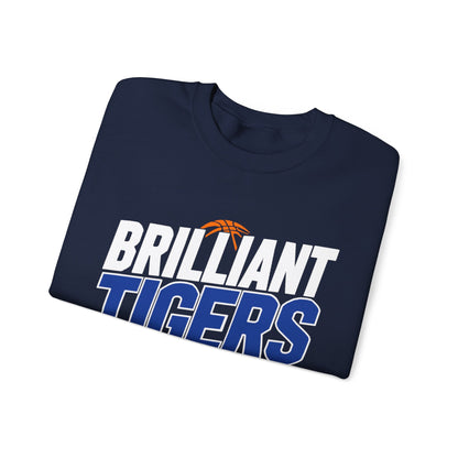 Adult Crewneck Sweatshirt \ Brilliant Tigers Basketball \ BTBK1
