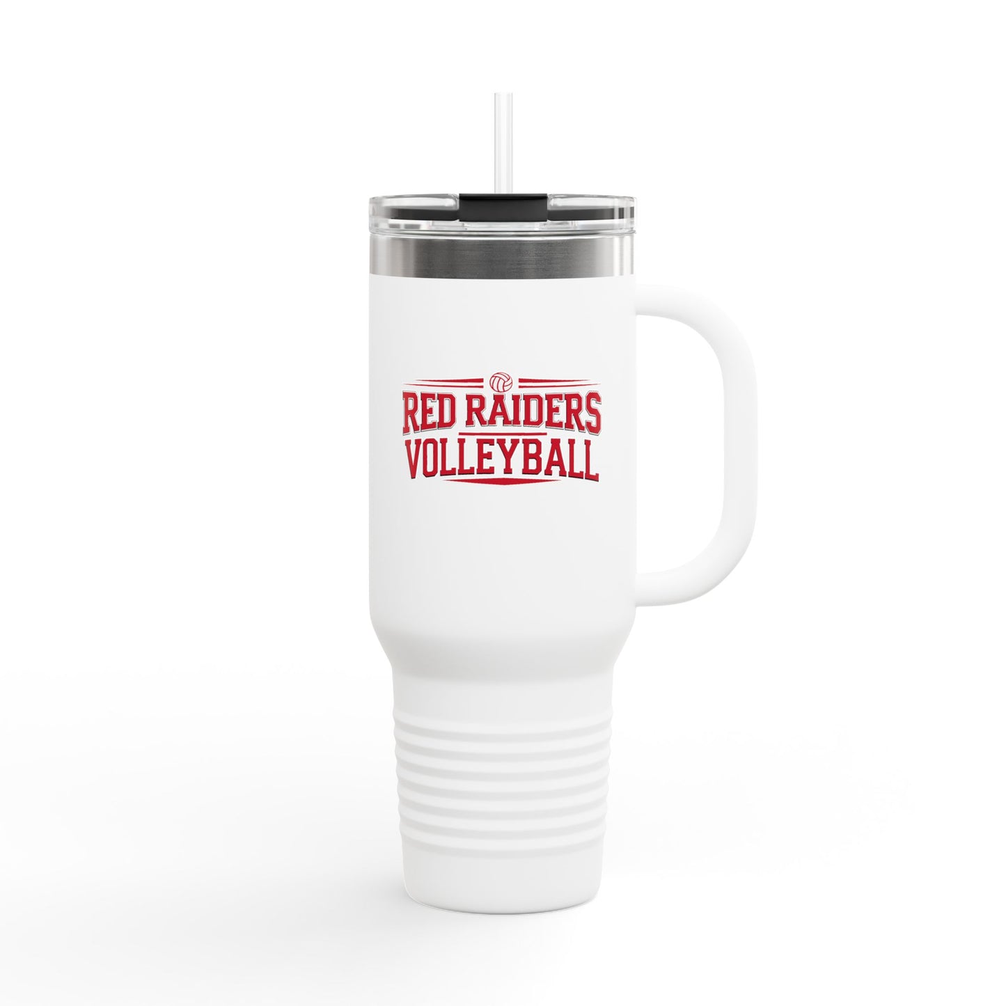40oz Insulated Tumbler \ Marion County Red Raiders Volleyball \ MCV2