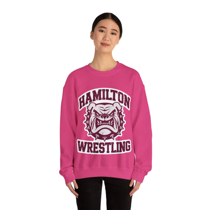 Adult Crewneck Sweatshirt \ Hamilton Aggies Wrestling \ HAW2
