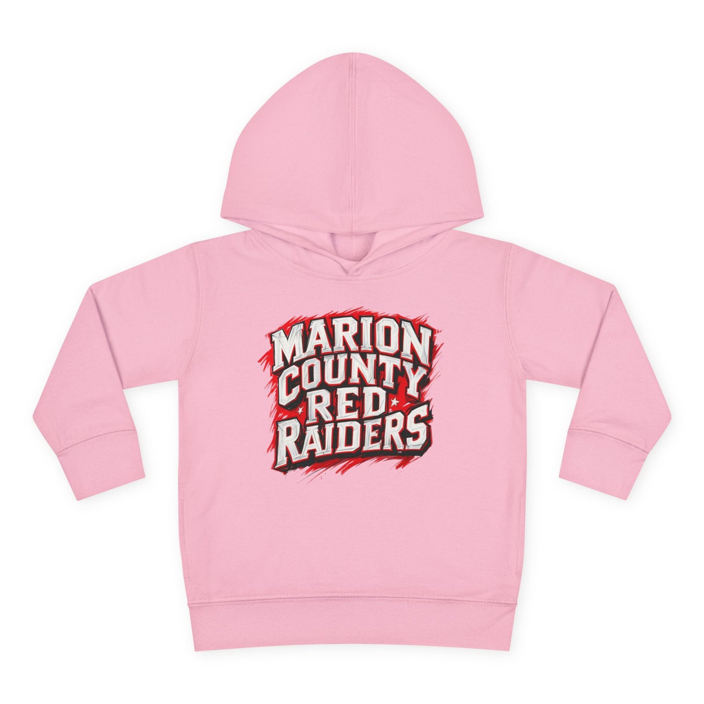 Toddler Hoodie Sweatshirt \ Marion County Red Raiders \ MC1