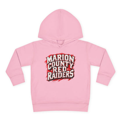 Toddler Hoodie Sweatshirt \ Marion County Red Raiders \ MC1