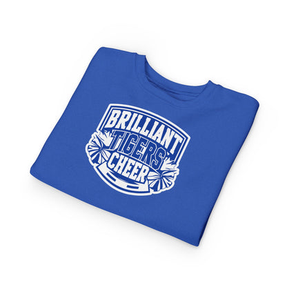 Toddler Crewneck Sweatshirt \ Brilliant Tigers Cheer \ BTC1