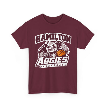 Adult Tee \ Hamilton Aggies Basketball \ HABK1