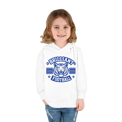 Toddler Hoodie Sweatshirt \ Brilliant Tigers Football \ BTF2