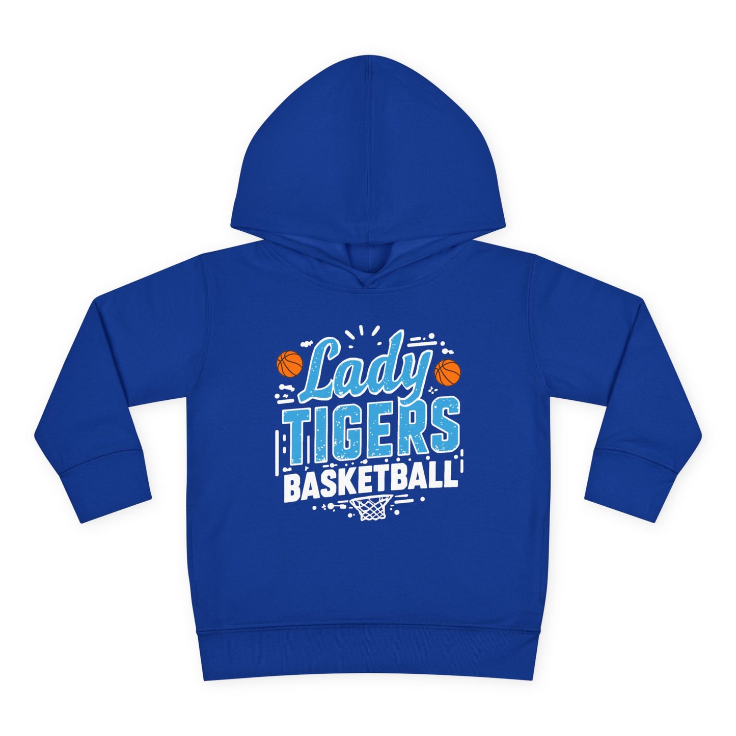 Toddler Hoodie Sweatshirt \ Brilliant Tigers Basketball \ BTBKG1