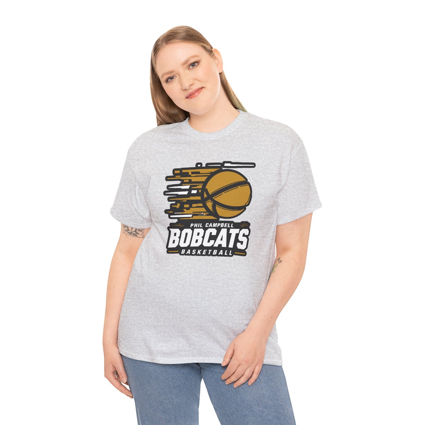 Adult Tee \ Phil Campbell Bobcats Basketball \ PCBBK2