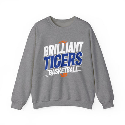 Adult Crewneck Sweatshirt \ Brilliant Tigers Basketball \ BTBK1