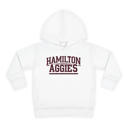 Toddler Hoodie Sweatshirt \ Hamilton Aggies \ HA2