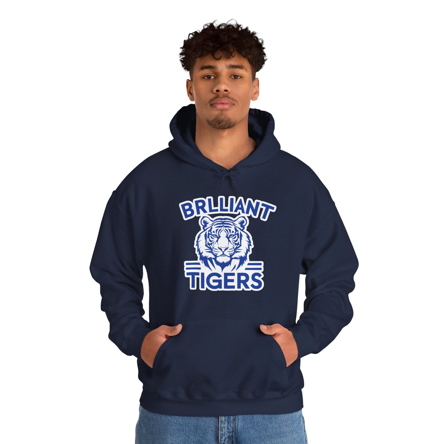 Adult Hoodie Sweatshirt \ Brilliant Tigers \ BT1