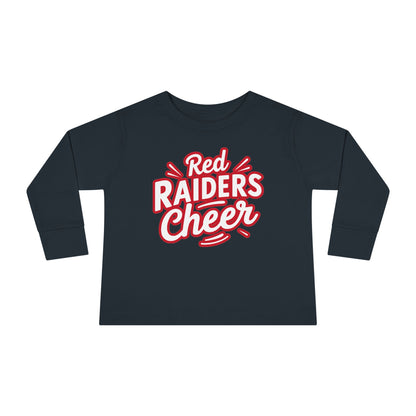 Toddler Long Sleeve Tee \ Marion County Red Raiders Cheer \ MCC1