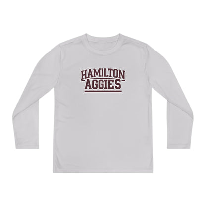 Youth Long Sleeve Tee \ Hamilton Aggies \ HA2