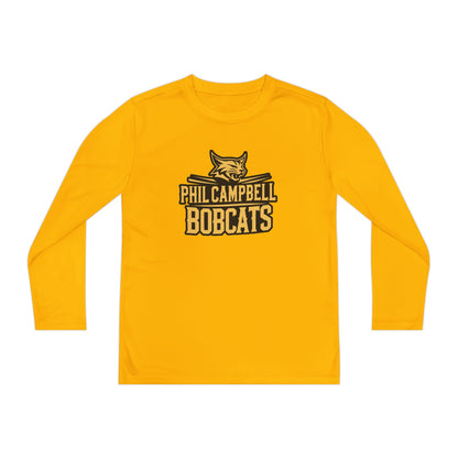 Youth Long Sleeve Tee \ Phil Campbell Bobcats \ PCB2