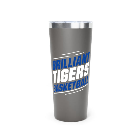 22oz Copper Insulated Tumbler \ Brilliant Tigers Basketball \ BTBK2