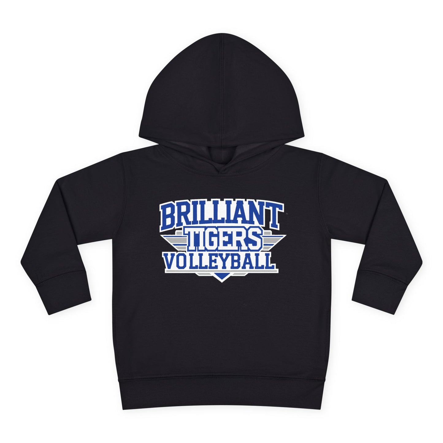 Toddler Hoodie Sweatshirt \ Brilliant Tigers Volleyball \ BTV2
