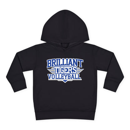 Toddler Hoodie Sweatshirt \ Brilliant Tigers Volleyball \ BTV2
