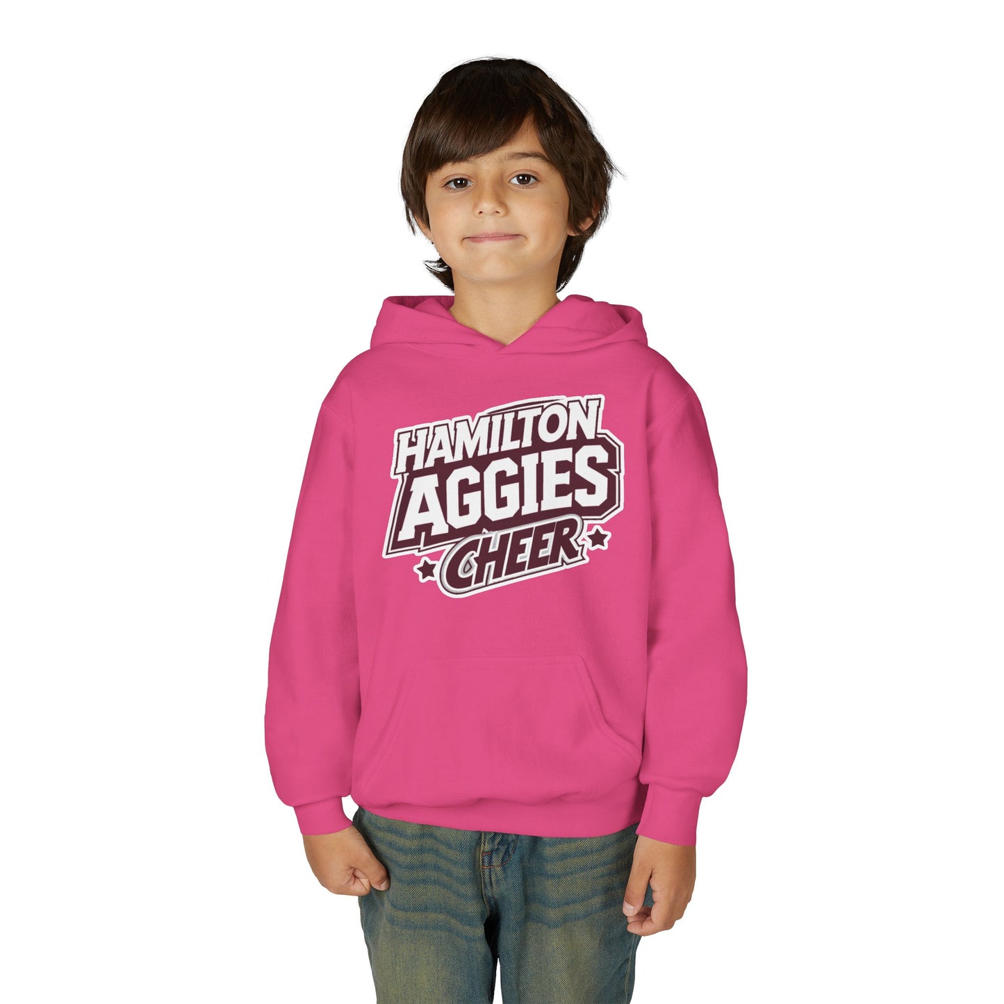 Youth Hoodie Sweatshirt \ Hamilton Aggies Cheer \ HAC1