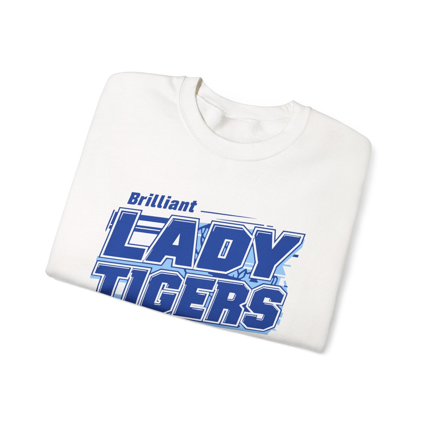 Adult Crewneck Sweatshirt \ Brilliant Tigers Basketball \ BTBKG2