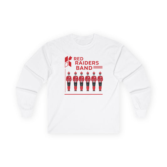 Adult Long Sleeve Tee \ Marion County Red Raiders Band \ MCB1