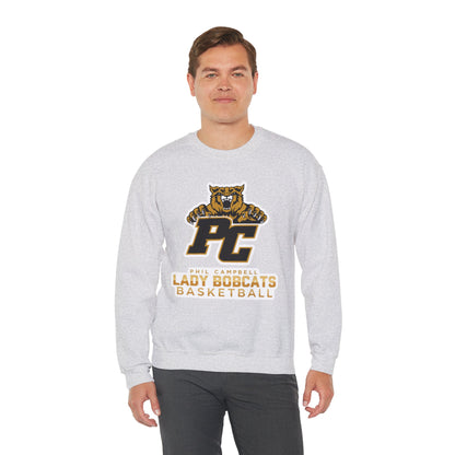 Adult Crewneck Sweatshirt \ Phil Campbell Bobcats Basketball \ PCBBKG1