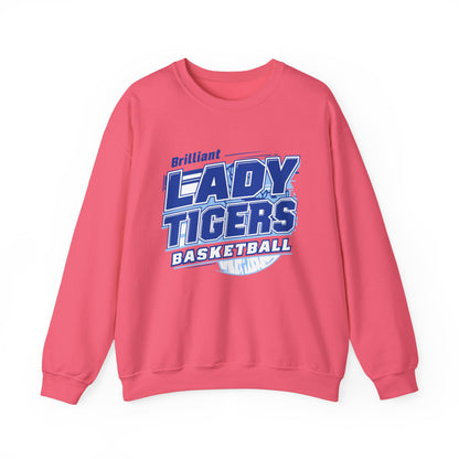 Adult Crewneck Sweatshirt \ Brilliant Tigers Basketball \ BTBKG2