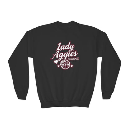 Youth Crewneck Sweatshirt \ Hamilton Aggies Basketball \ HABBG2
