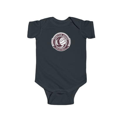 Short Sleeve Baby Bodysuit \ Hamilton Aggies Volleyball \ HAV1