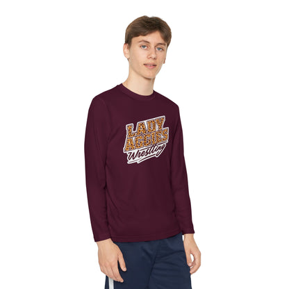 Youth Long Sleeve Tee \ Hamilton Aggies Wrestling \ HAWG3