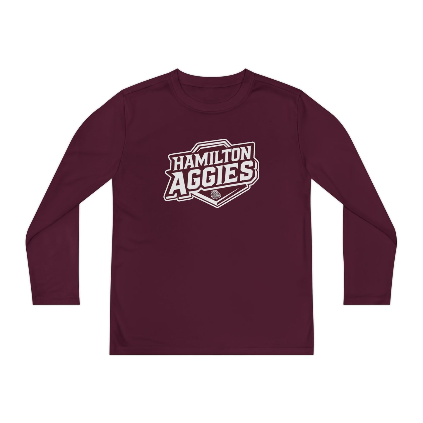 Youth Long Sleeve Tee \ Hamilton Aggies \ HA1