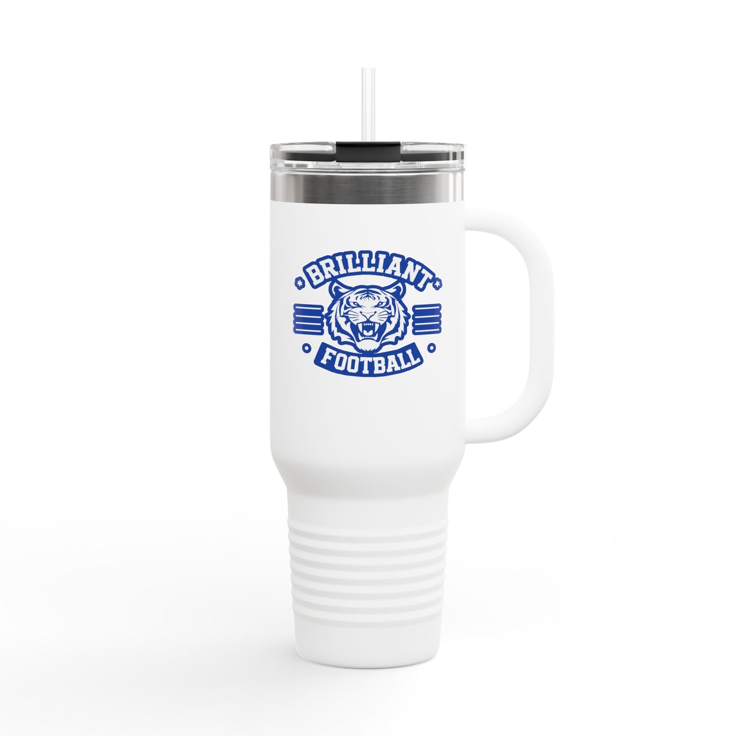 40oz  Insulated Tumbler \ Brilliant Tigers Football \ BTF2