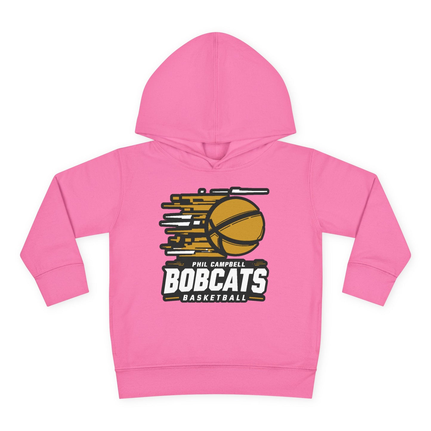 Toddler Hoodie Sweatshirt \ Phil Campbell Bobcats Basketball \ PCBBK2