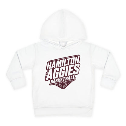 Toddler Hoodie Sweatshirt \ Hamilton Aggies Basketball \ HABB2