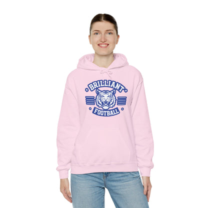 Adult Hoodie Sweatshirt \ Brilliant Tigers Football \ BTF2