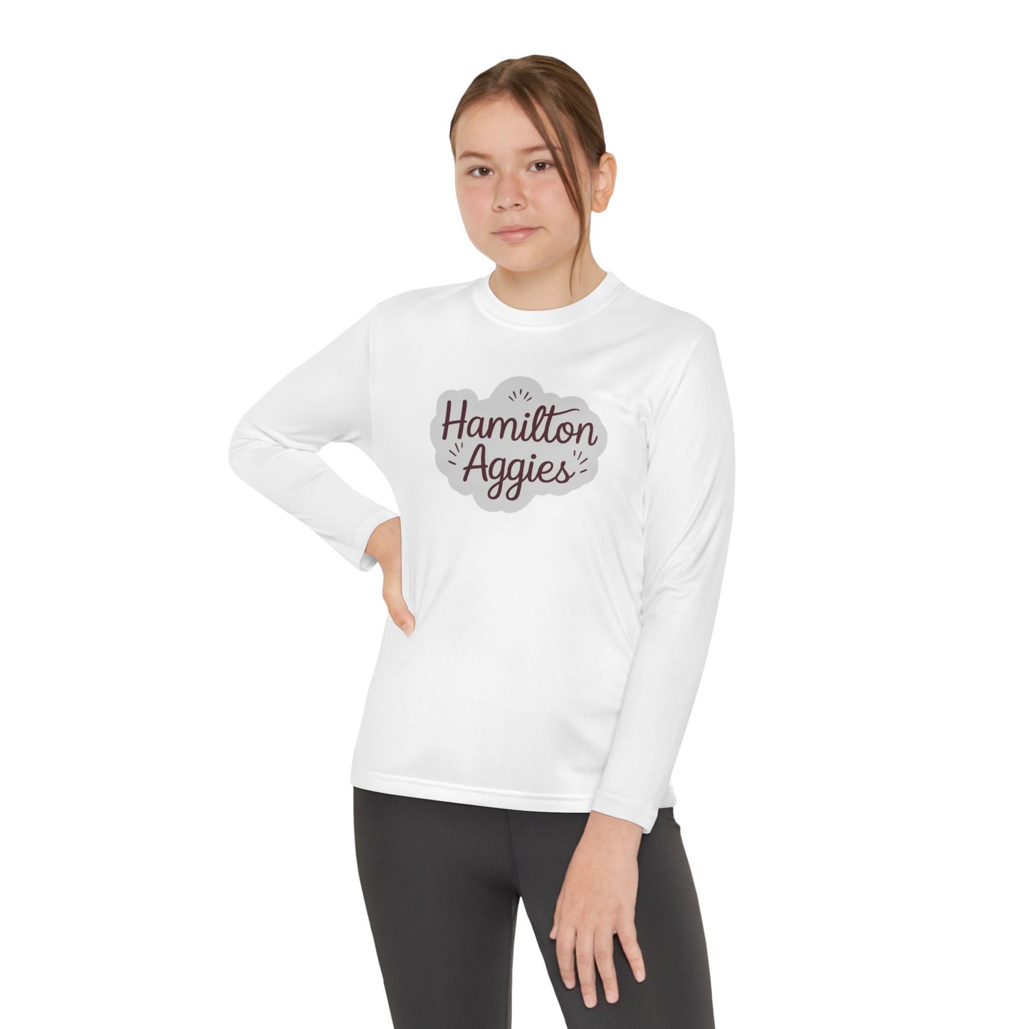 Youth Long Sleeve Tee \ Hamilton Aggies \ HAG1