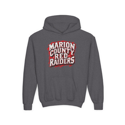 Youth Hoodie Sweatshirt \ Marion County Red Raiders \ MC1