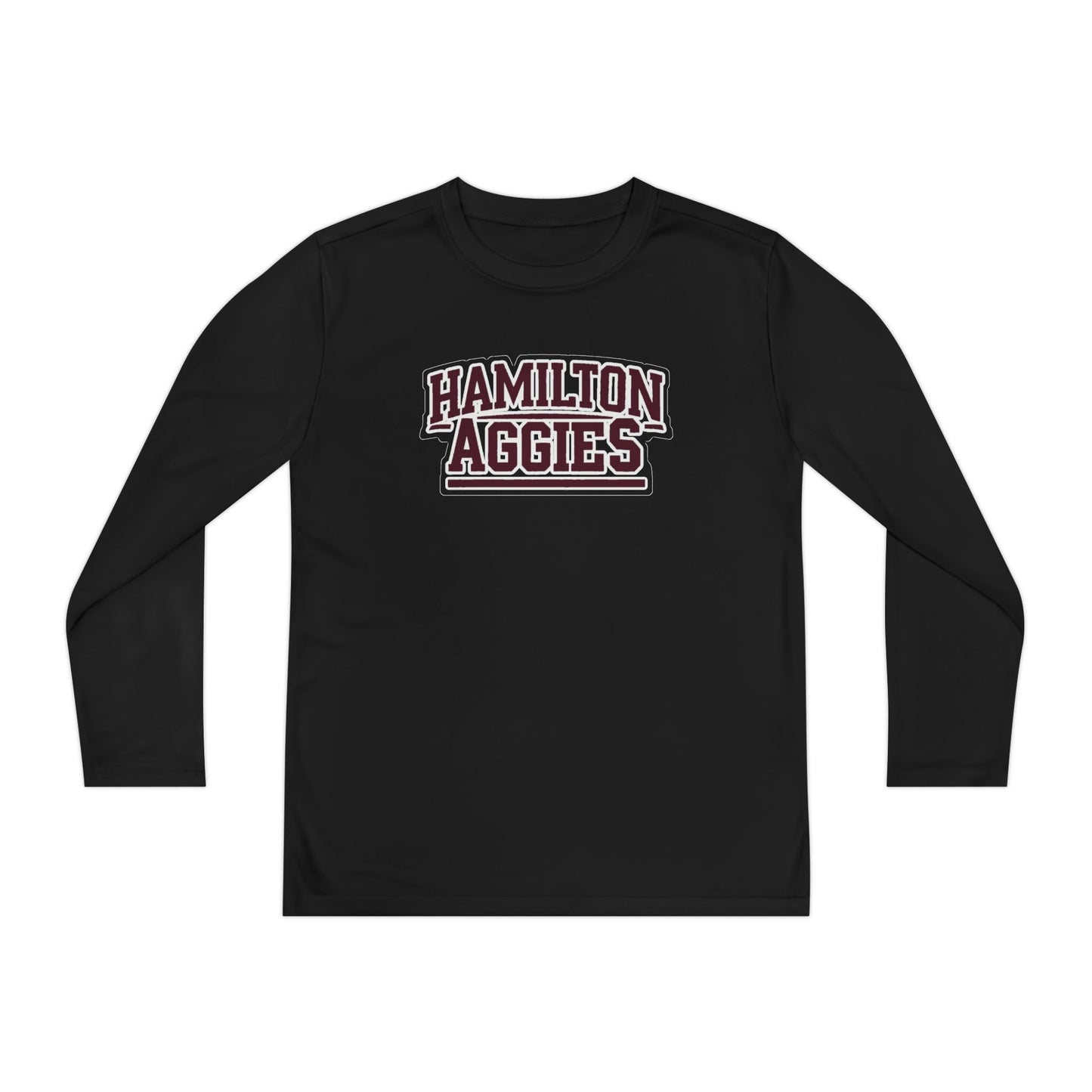 Youth Long Sleeve Tee \ Hamilton Aggies \ HA2