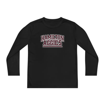 Youth Long Sleeve Tee \ Hamilton Aggies \ HA2