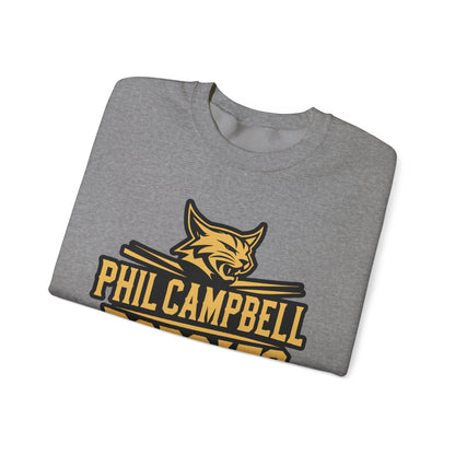 Adult Crewneck Sweatshirt \ Phil Campbell Bobcats \ PCB2