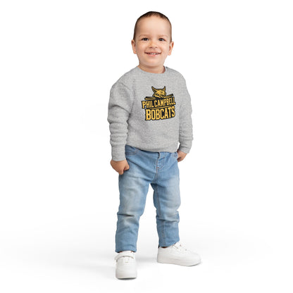 Toddler Crewneck Sweatshirt \ Phil Campbell Bobcats \ PCB2