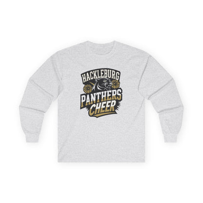Adult Long Sleeve Tee \ Hackleburg Panthers Cheer \ HPC1