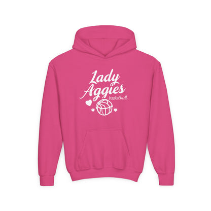 Youth Hoodie Sweatshirt \ Hamilton Aggies Basketball \ HABBG2