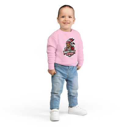 Toddler Crewneck Sweatshirt \ Marion County Red Raiders \ MC2