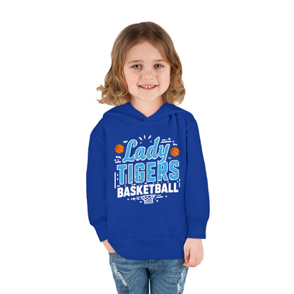 Toddler Hoodie Sweatshirt \ Brilliant Tigers Basketball \ BTBKG1