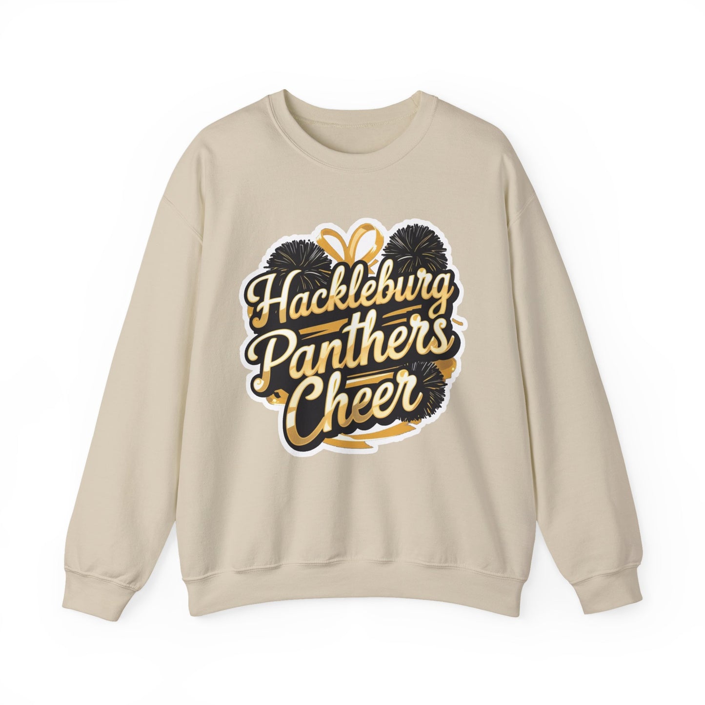 Adult Crewneck Sweatshirt \ Hackleburg Panthers Cheer \ HPC2
