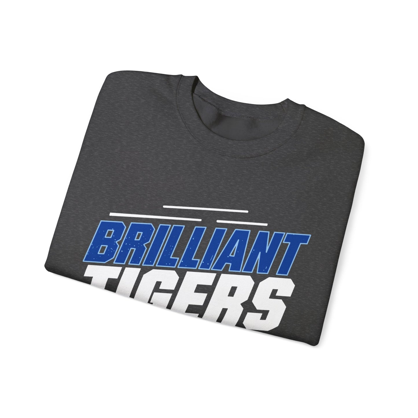 Adult Crewneck Sweatshirt \ Brilliant Tigers Basketball \ BTBK2