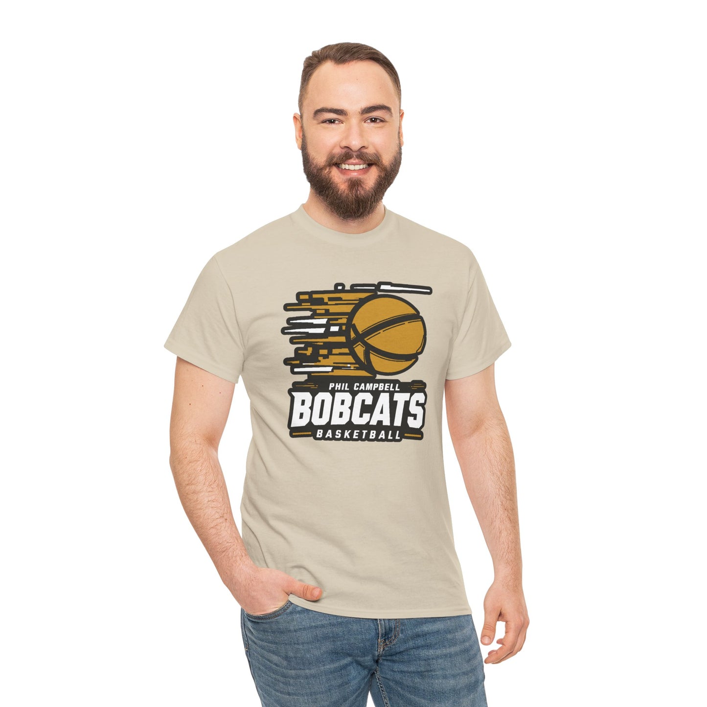 Adult Tee \ Phil Campbell Bobcats Basketball \ PCBBK2