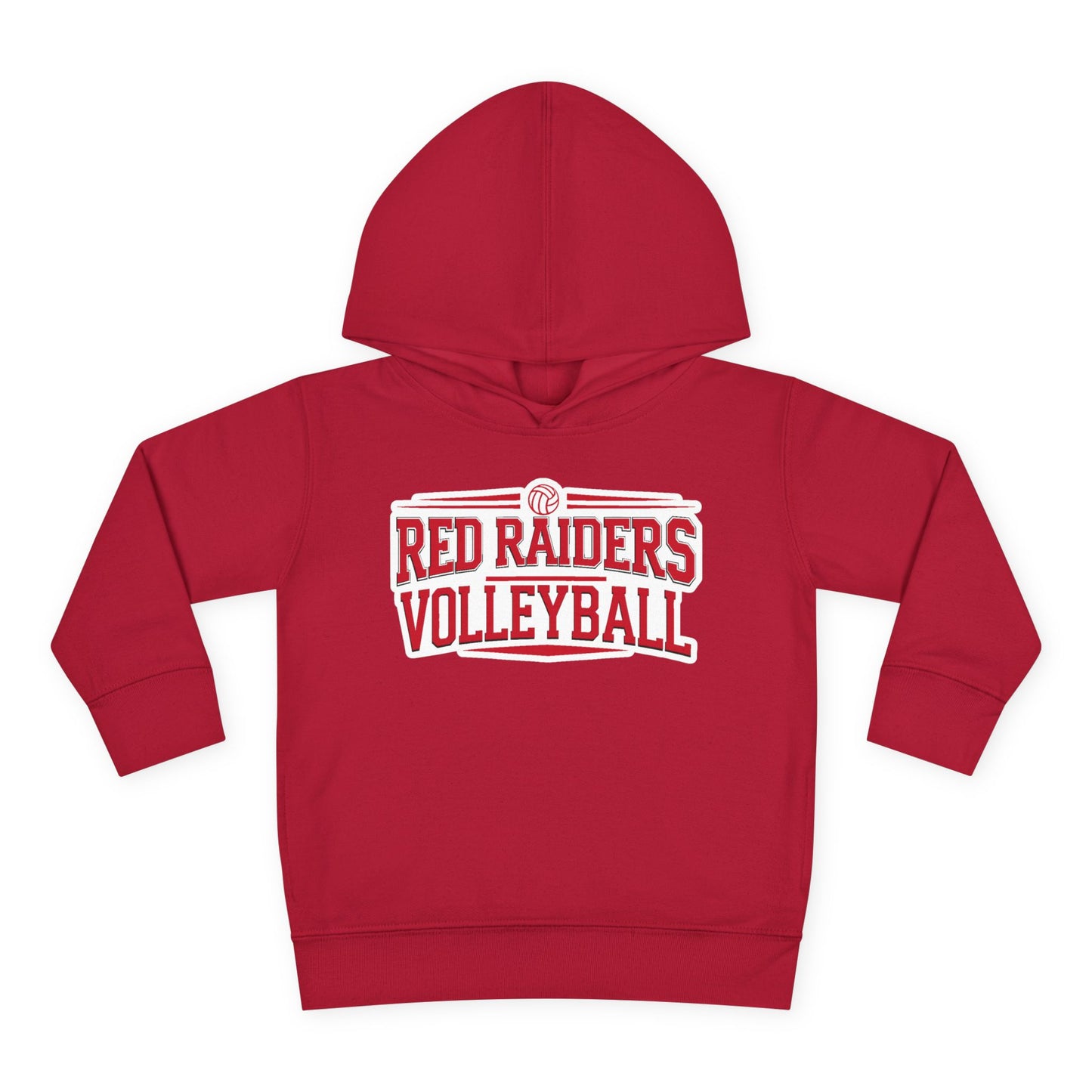 Toddler Hoodie Sweatshirt \ Marion County Red Raiders Volleyball \ MCV2